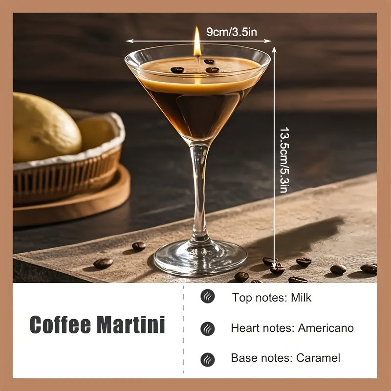 Coffee Martini Candle - Coffee Bean Embellishment